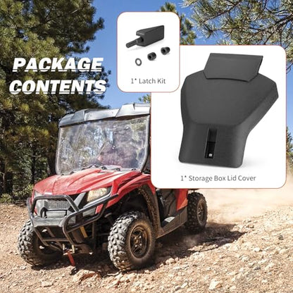 Storage Box Lid Cover & Latch Kit for Arctic Cat 400 450 500 550 650 2006-2017 2506-235 1406-862