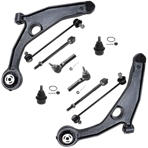 Detroit Axle - Front End 10pc Suspension Kit for 2008-2014 Dodge Avenger - size: 10-1668/10PC