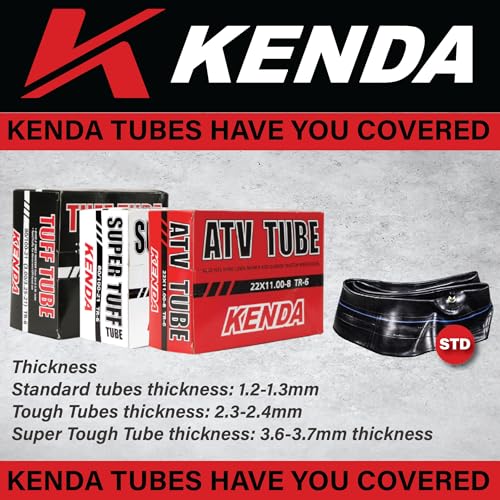 Kenda Bearclaw EX K573-21x7-10 Front Tires for All Terrain (ATV), UTV, and Side by Side (SxS) Vehicles with TR-6 Inner Tubes - Bear Claw EX 21x7x10 (2-Pack) - size: 21x7-10 (2 Tires + 2 Tubes)