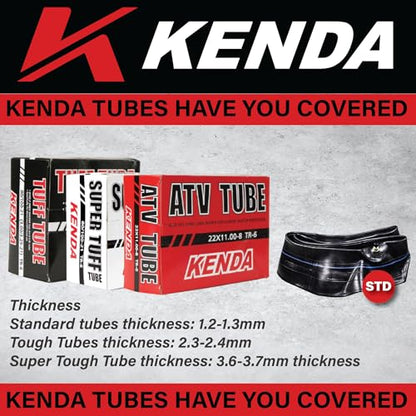 Kenda Bearclaw EX K573-21x7-10 Front Tires for All Terrain (ATV), UTV, and Side by Side (SxS) Vehicles with TR-6 Inner Tubes - Bear Claw EX 21x7x10 (2-Pack) - size: 21x7-10 (2 Tires + 2 Tubes)