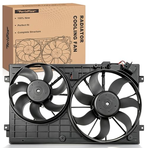 Radiator Cooling Fan Assembly for VW Jetta Passat Beetle Golf Audi A3 - color: For Volkswagen