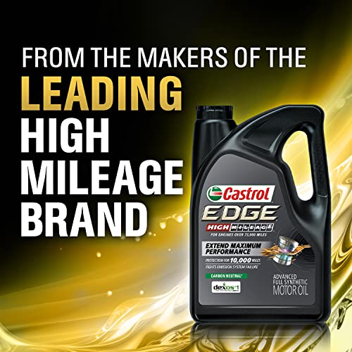 Castrol Edge High Mileage 10W-30 Advanced Full Synthetic Motor Oil, 1 Quart, Pack of 2 - size: 1 Quart (Pack of 2)