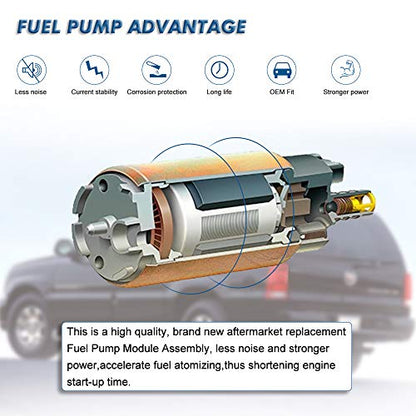Fuel Pump Module Assembly E3621S fits 1988 1989 1990 1991 1992 1993 1994 1995 C1500 C2500 C3500 K1500 K2500 K3500 GMC C1500 C2500 C3500 K1500 K2500 K3500 AP3621S