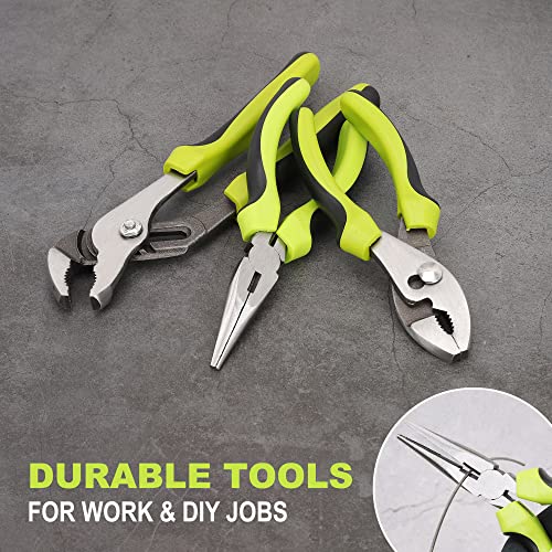 FASTPRO 267-Piece Home Tool Set with 13-Inch Tool Bag, Green