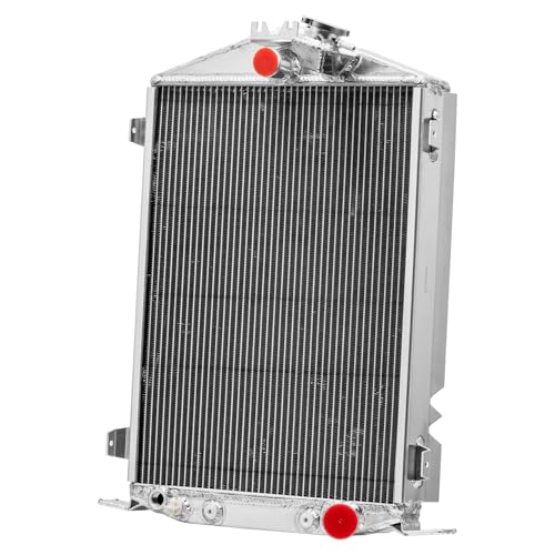 3 Row Aluminum Radiator Shroud+Fan For 1932 Ford Model BB 3.3L L4 GAS Radiators 32