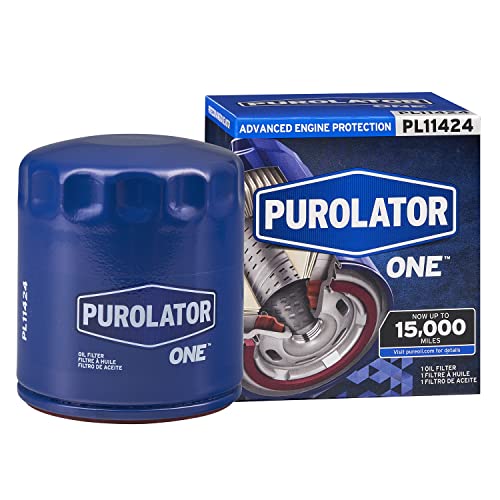 Purolator PL11424 PurolatorONE Advanced Engine Protection Spin-On Oil Filter Compatible With Chevrolet Silverado 1500, Trailblazer, Blazer, Colorado, GMC Sierra 1500, Buick Encore GX and Envision