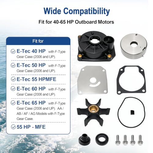 MARKGOO Water Pump Repair Kit 5006511 for Johnson Evinrude 40-65HP Outboard - color: 5006511 fits 40 50 55 60 65HP