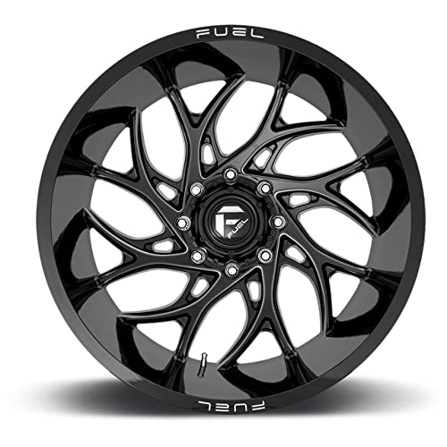 FUEL OFF-ROAD 1 Piece D741 20X10 5X5.0 GL-BLK-MIL -18MM - D74120007547 - color: GLOSS BLACK MILLED, size: 20X10,5X5.0,-18mm