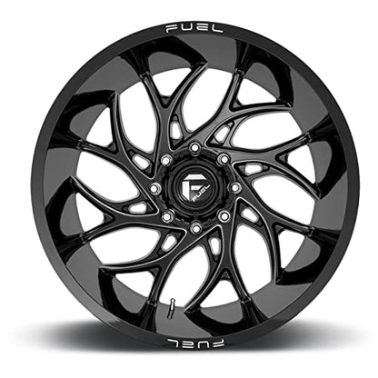 FUEL OFF-ROAD 1 Piece D741 20X10 5X5.0 GL-BLK-MIL -18MM - D74120007547 - color: GLOSS BLACK MILLED, size: 20X10,5X5.0,-18mm