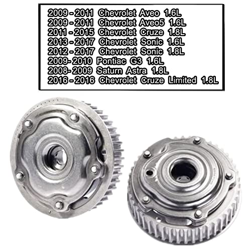 Camshaft Exhaust Sprocket, for Chevrolet Aveo(2009-2011 4Cyl 1.6L),for Pontiac G3(2009-2010 4Cyl 1.6L),for Saturn Astra (2008-2009 4Cyl 1.8L) Engine Timing Camshaft VVT Gear, #55567048 55567049