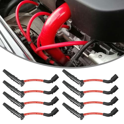 10.5mm Spark Plug Wires Set Replacement for GM LS1 LS2 LS3 Engine
