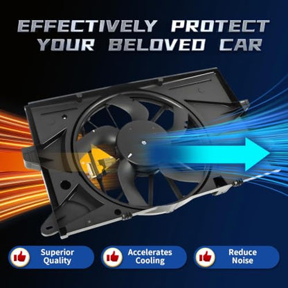 621045 Cooling Fan Compatible with Taurus Sable 2008-2012