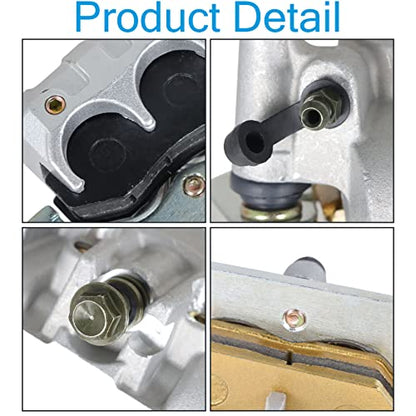 labwork Front Rear Brake Calipers Replacement for Yamaha Viking 700 YXM700