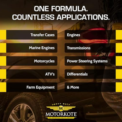 MotorKote Hyper Lubricant Heavy Duty Engine Treatment | Friction Reducer for Gas & Diesel Engines | 32 oz., 6-Pack - size: 32 Fluid Ounces, style: 6-Pack