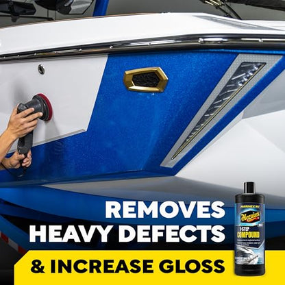 Meguiar's M67 Marine/RV One-Step Compound, 32oz - size: 32 Fluid Ounce, style: One-Step Compound (32 Oz)