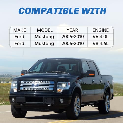 Front & Rear Engine Mount Kit Motor Mount - size: For Ford Mustang V6 V8