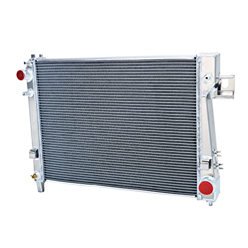 ALLOYWORKS 4 Row Radiator For 2002-2004 Dodge Ram 1500 3.7L 4.7L 5.7L/ 2003 Ram 2500 3500 5.7L