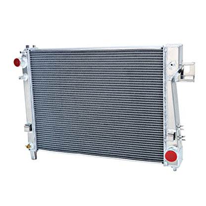 ALLOYWORKS 4 Row Radiator For 2002-2004 Dodge Ram 1500 3.7L 4.7L 5.7L/ 2003 Ram 2500 3500 5.7L