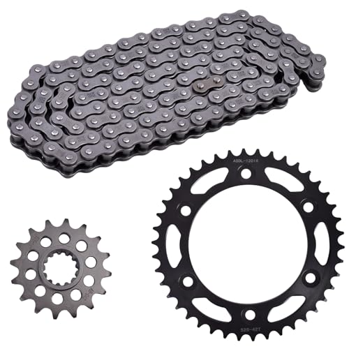 Chain and Sprocket Kit Front 16T Rear 42T for Honda CBR600RR 2003-2023