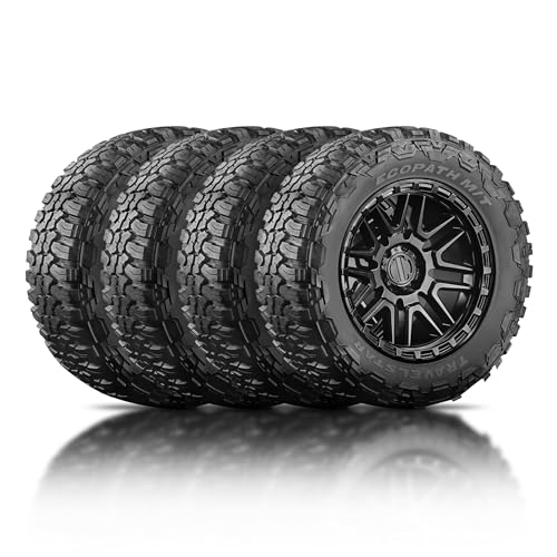 Set of 4 Travelstar EcoPath M/T LT265/70R17 10 PR Mud Terrain Tires - size: LT265/70R17 10Ply