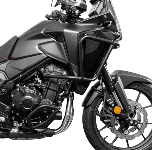 Crash Bar Engine Guard for NX500 NX400 2024 2025 2026 (One Set) - color: Black-One Set