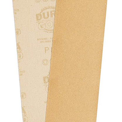 Dura-Gold Premium - 100 Grit Gold - Hook & Loop Backing Longboard Continuous Sandpaper Roll, 2-3/4" Wide, 12 Yards Long - For Automotive & Woodworking Air File Long Board Sanders, Hand Sanding Blocks - size: 100-Grit