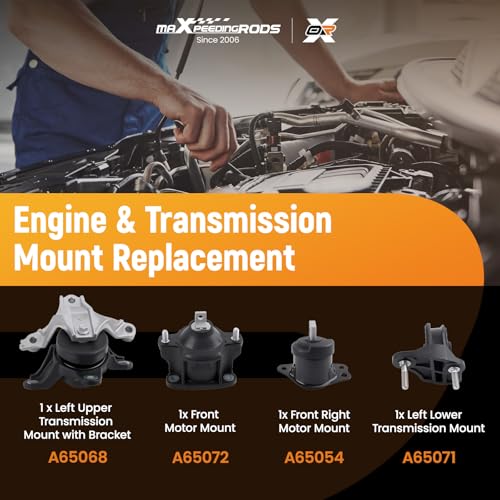 maXpeedingrods Engine and Transmission Mount Kit for Honda Accord - style: A65072