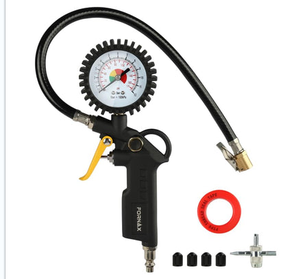 FORNAX Tire Inflator with 175 PSI Pressure Gauge for Testing Tire Pressure