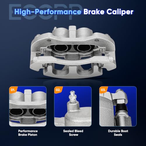 ECCPP 18B4988 Front Left Brake Caliper w/Bracket - size: Front Left[18B4988]