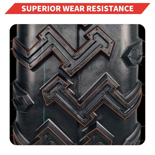 GarveeTech 23x7x10 ATV Tires, 2 Pack 23x7-10 ATV UTV Tires 23 7 10 All Terrain Tires for Trail, Desert, Mud, Dirt, Street, Sand, 6PR Tubeless - size: AT23X7-10, style: Pattern B