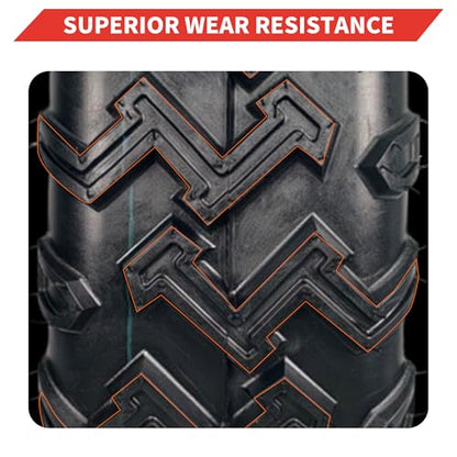 GarveeTech 23x7x10 ATV Tires, 2 Pack 23x7-10 ATV UTV Tires 23 7 10 All Terrain Tires for Trail, Desert, Mud, Dirt, Street, Sand, 6PR Tubeless - size: AT23X7-10, style: Pattern B