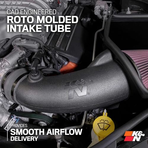 K&N Cold Air Intake System: High-Flow Air Filter, Increase Performance & Towing: Compatible with 2011-2026 Dodge/Jeep Durango, Grand Cherokee, 63-1563 - style: Roto-Mold