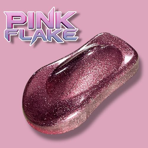 LiME LiNE Pink Metal Flake Midcoat Automotive Grade Sparkle Spray Paint - No Equipment Needed - Finish with 2K Clearcoat - color: Pink