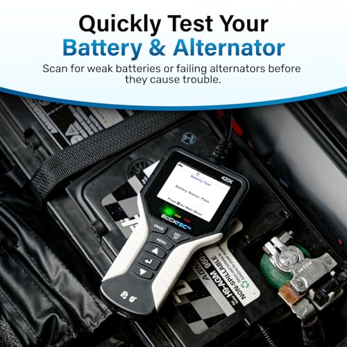 BLCKTEC 420X OBD2 Scanner Diagnostic Tool, Read and Clear Check Engine Light, Car Code Reader for All OBDII Cars 1996 and Newer, Comes with Bluetooth Topnotch App On iOS & Android - size: 2.4 inches