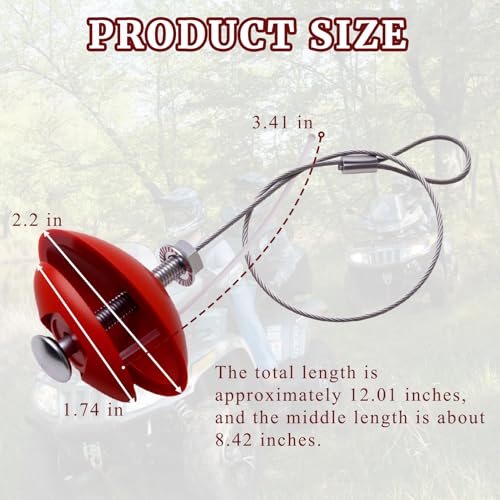 Sidewall Tire Repair Kit Portable Side Wall Slug Emergency Repair Tool Compatible with ATV SXS Can-Am Jeep Tractor Polaris RZR Trailer Lawnmower Less Than 1.5 Inches Side Tear Length Patch