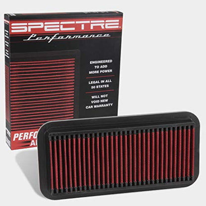 Spectre Universal Clamp-On Air Filter: High Performance, Washable Filter: Round Tapered; 3 in/3.5 in/4 in Flange ID; 10.6 in (269 mm) Height; 6 in (152 mm) Base; 4.75 in (121 mm) Top, SPE-9731, Black