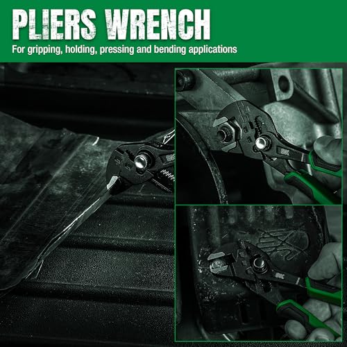 SK 6" Pliers Wrench, Smooth Parallel Jaw, Water Pump Pliers, CR-V Steel - size: 6-inch Single