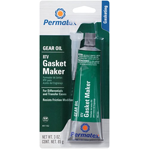 Permatex 81182-6PK Gear Oil RTV Gasket Maker - 3 oz., (Pack of 6)