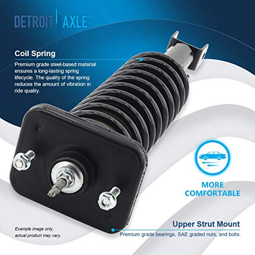 Detroit Axle - Rear Struts for 1999-2000 Chrysler Cirrus Dodge Stratus - size: 171311 x2/PAIR