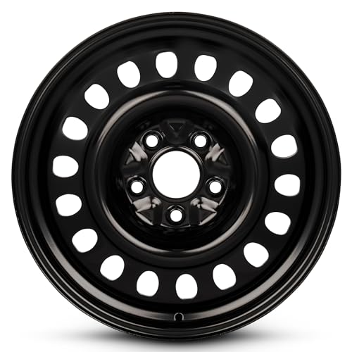 18x8 in Steel Wheel Rim 5 Lug 127mm 56mm Offset 71.5mm CB| Powder-Coated Black finish Fits 2011-2024 Dodge Durango | New OEM Replacement | 4755212AC - size: 18x8 - OEM Replacement