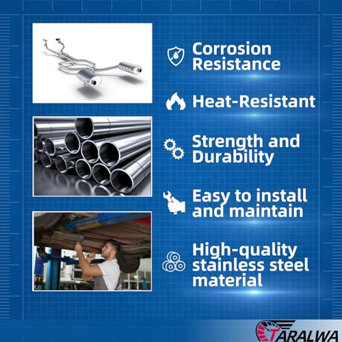 Direct Fit Exhaust Muffler For 2002-2006 Honda CR-V 2.4L,CRV2 - size: 2002-2006 Honda CR-V 2.4L
