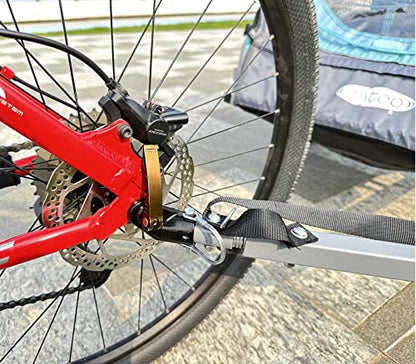 Bike Trailer Hitch Coupler for Instep and Schwinn Bike Trailer for Kids/Dog Replacement Bicycle Trailer Attachment for Baby Bike Trailers - color: 1 Pack Coupler