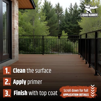 Liquid Rubber Multipurpose Primer for Concrete, Wood, Metal, 1 Quart - size: 32 Fl Oz (Pack of 1)