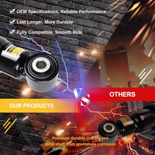 Rear Air Shock Absorber Assembly Compatible with Nissan Armada 2005-2015, for Infiniti QX56 2004-2010, [4WD 5.6L V8] Replaces 56200-ZV60A, 56200-ZQ20C