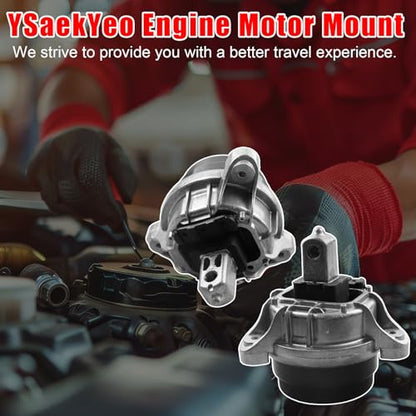 2PSC Engine Motor Mount Set Compatible with BMW 535i F10 3.0L 2009‑2017 - size: 528i 2010‑2011