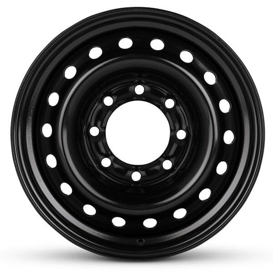 17x7.5 in Aluminum Wheel Rim 6 Lug 139.7mm 23mm Offset 77.8mm CB| Machined Face w/Painted Inlay Black finish Fits 2014-2020 Nissan NV 2500 | New OEM Replacement | 40300EZ11D - size: 2014-2020 NV 2500 - Black - 17x7.5 in