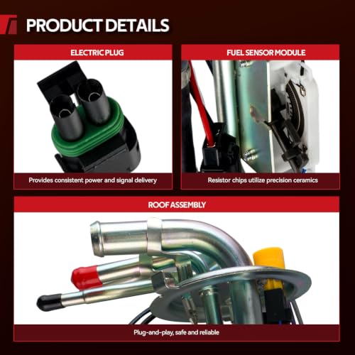 Torchbeam Electric Fuel Pump Assembly Fit for Chevrolet S10, GMC S15