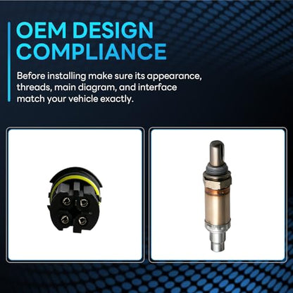 Oxygen Sensor Air Fuel Ratio Compatible with BMW 740iL 840Ci 318ti 540i Z3 323i 325i 328i 330i 530i 528i X5 M5 Z4& More Replace # 13559 - size: 13559
