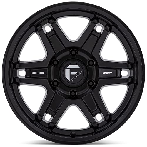 Fuel 1PC D836 17X9 5X5.5 MT-BLK -38MM - D8361790B435 - color: MATTE BLACK, size: 17X9,5X5.5,-38mm