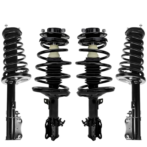 Detroit Axle - 4pc Struts for 1997-2001 Toyota Camry, 1999-2003 Solara - size: 10001-4/Shock Kit